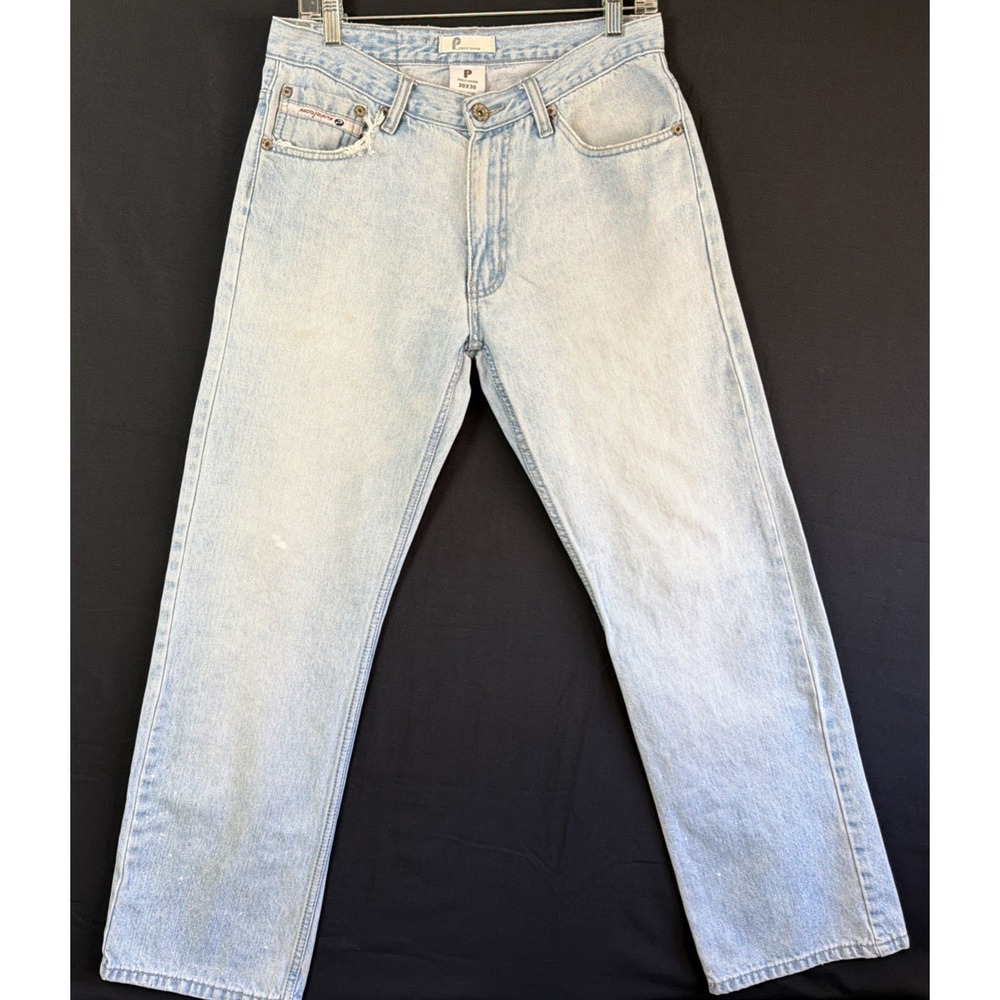 Vintage Y2K Paco Jeans 30x30 Blue Denim Baggy Straight Leg Skater Hip Hop Mens
